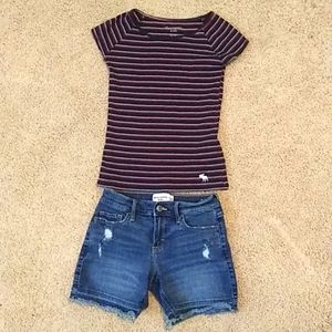 abercrombie kids girls size 11/12 outfit